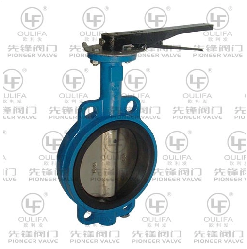 Vanne papillon de type plaquette avec de bonnes caract&eacute;ristiques de contr&ocirc;le de d&eacute;bit